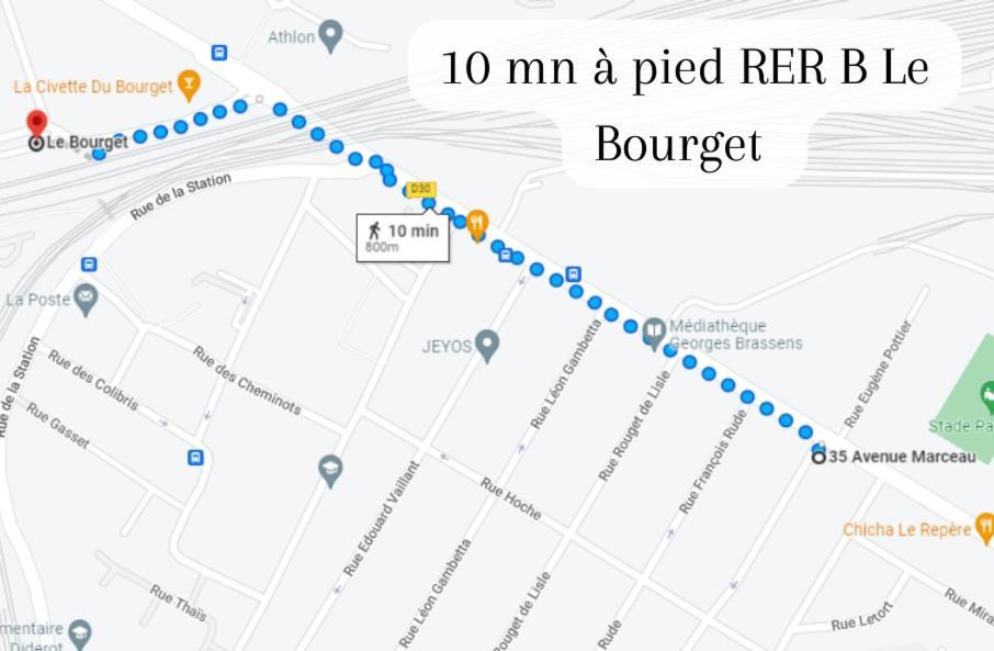 Disponible - Appartement Entier - 10Mn Rer B Aeroport Cdg - Paris Gare Du Nord, T11 Express, Le Bourget, Tout Equipe, Netflix Gratuit, 3 Personnes, 4Eme Etage, Escaliers, Parc Des Expositions, Parking Rue Gratuit Apres 19H Drancy Exterior photo